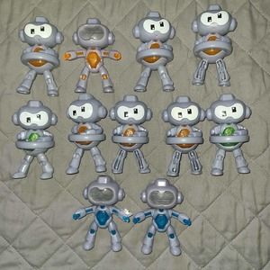 Discovery channel Mindblown figure game gyro spining top mascot McDonald toy